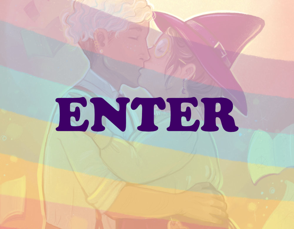 A graphic button with the text 'enter' on it.